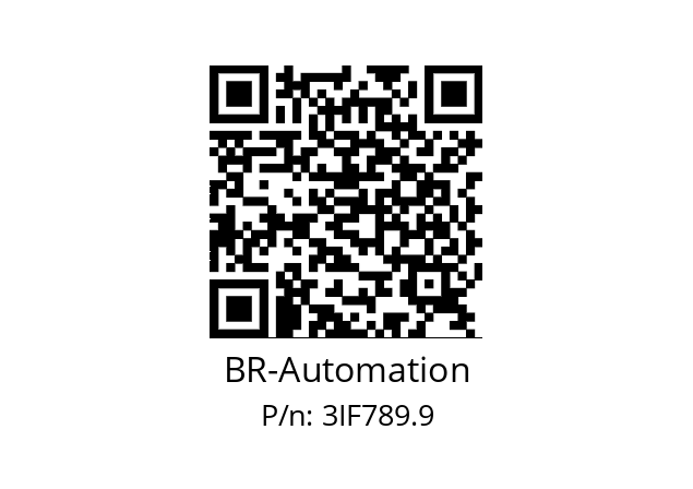   BR-Automation 3IF789.9