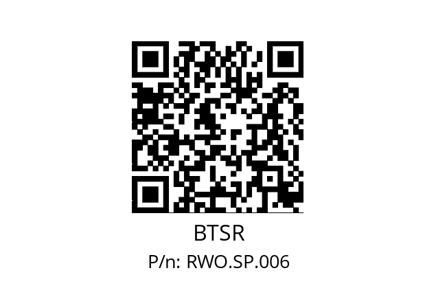   BTSR RWO.SP.006