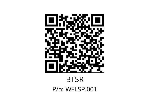   BTSR WFI.SP.001