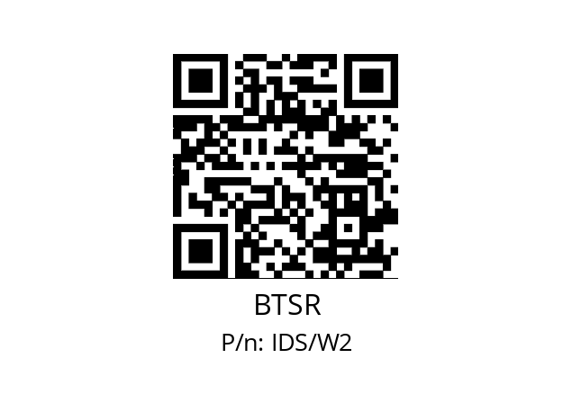   BTSR IDS/W2