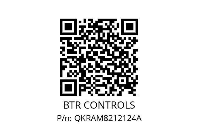   BTR CONTROLS QKRAM8212124A