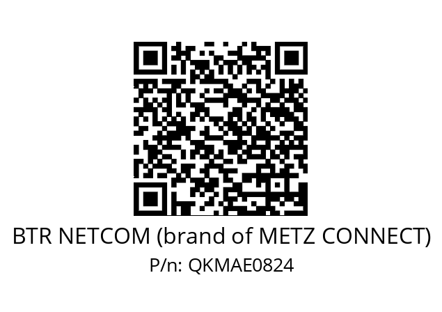   BTR NETCOM (brand of METZ CONNECT) QKMAE0824