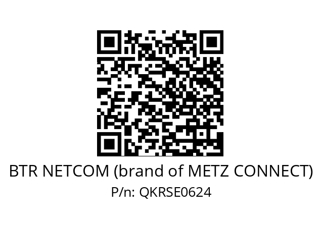   BTR NETCOM (brand of METZ CONNECT) QKRSE0624