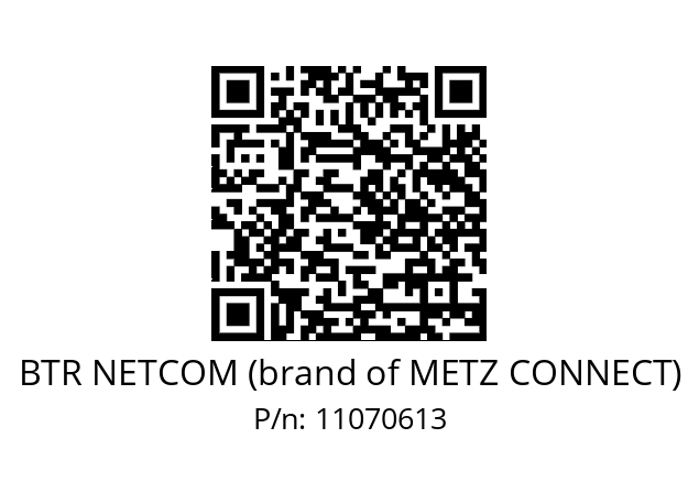   BTR NETCOM (brand of METZ CONNECT) 11070613