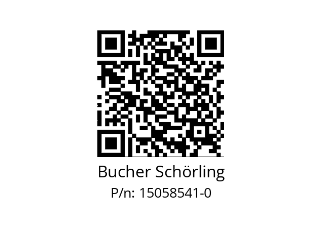   Bucher Schörling 15058541-0