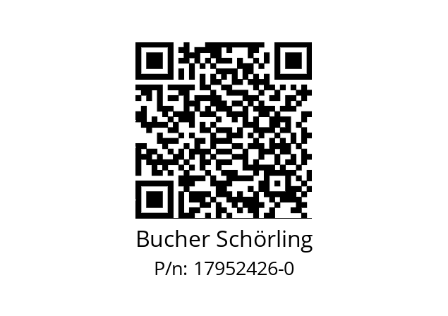   Bucher Schörling 17952426-0