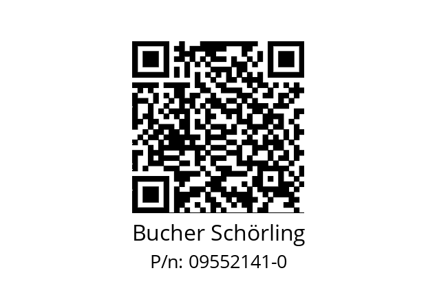   Bucher Schörling 09552141-0