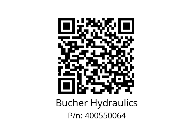   Bucher Hydraulics 400550064