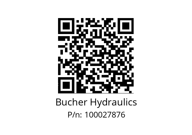   Bucher Hydraulics 100027876