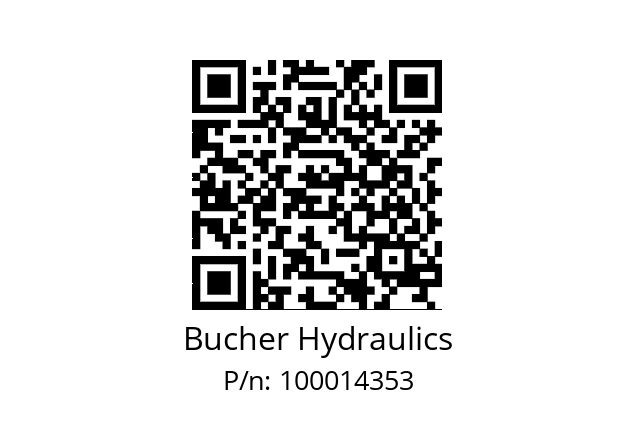   Bucher Hydraulics 100014353