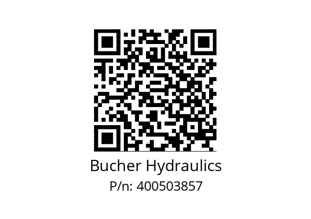   Bucher Hydraulics 400503857