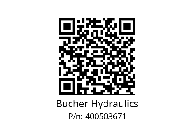   Bucher Hydraulics 400503671