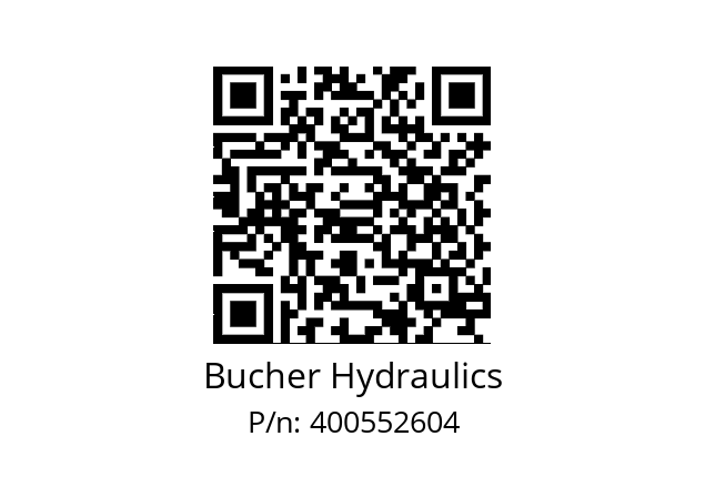   Bucher Hydraulics 400552604