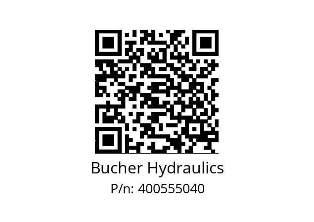   Bucher Hydraulics 400555040