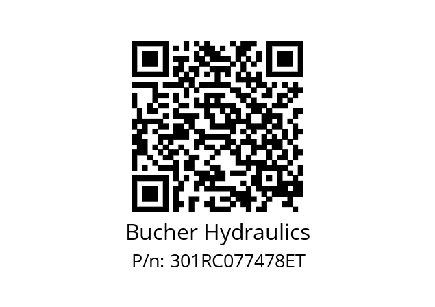   Bucher Hydraulics 301RC077478ET