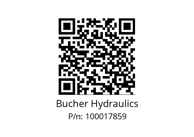   Bucher Hydraulics 100017859