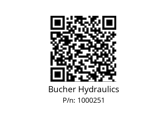   Bucher Hydraulics 1000251