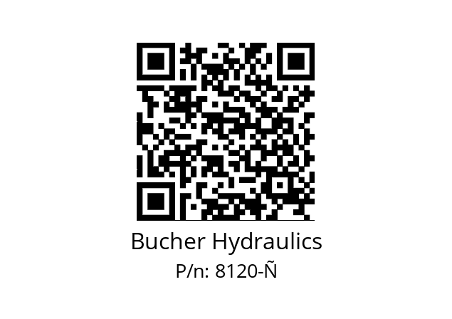   Bucher Hydraulics 8120-Ñ