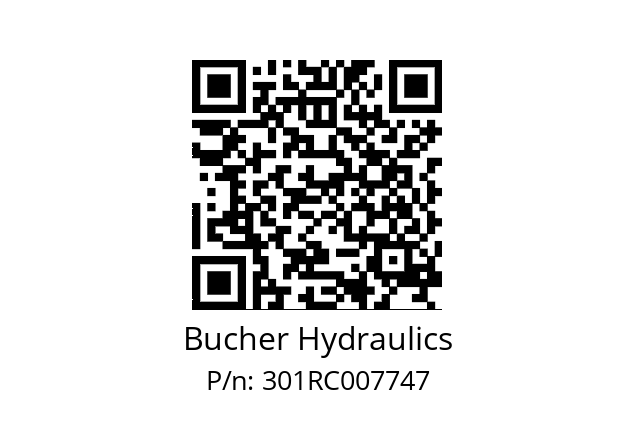   Bucher Hydraulics 301RC007747