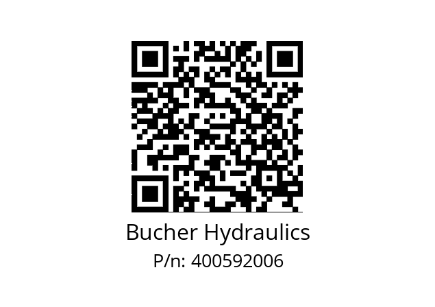   Bucher Hydraulics 400592006