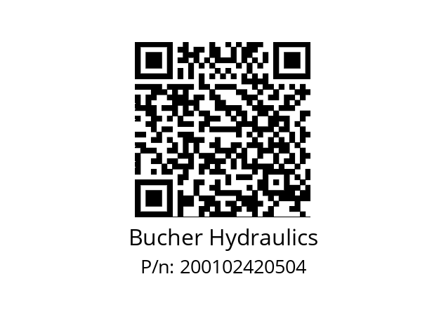   Bucher Hydraulics 200102420504