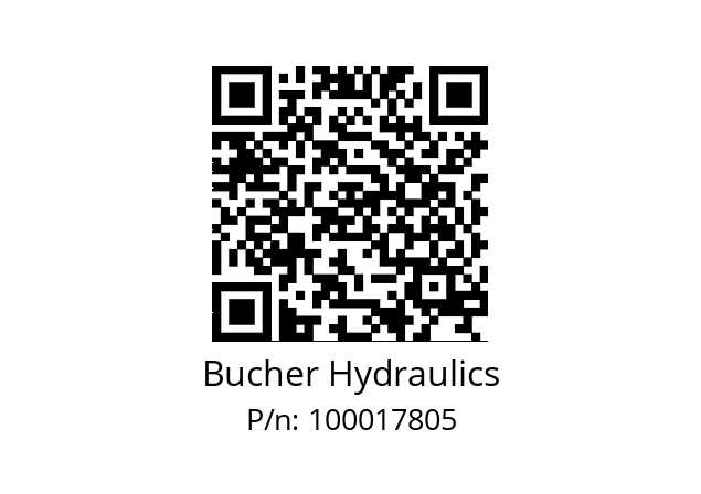   Bucher Hydraulics 100017805