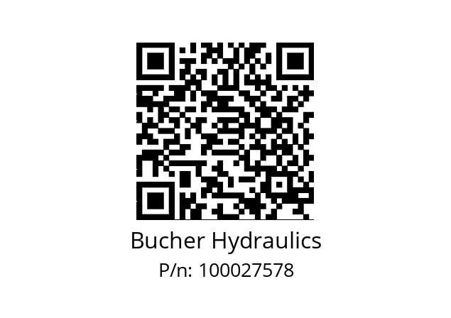   Bucher Hydraulics 100027578