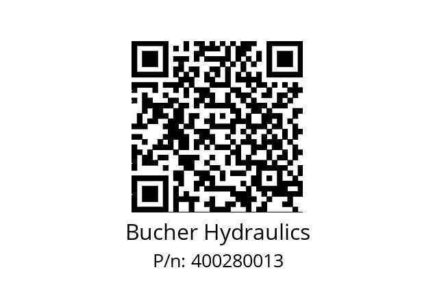   Bucher Hydraulics 400280013