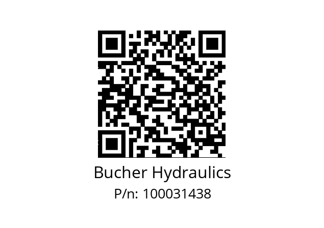   Bucher Hydraulics 100031438