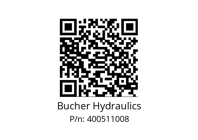   Bucher Hydraulics 400511008