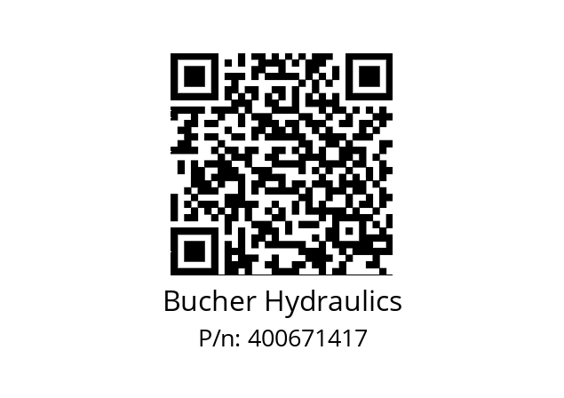   Bucher Hydraulics 400671417