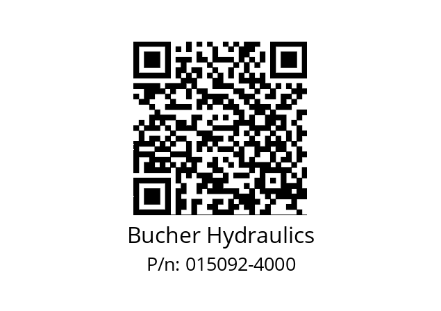   Bucher Hydraulics 015092-4000