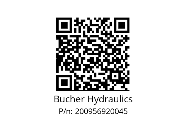   Bucher Hydraulics 200956920045