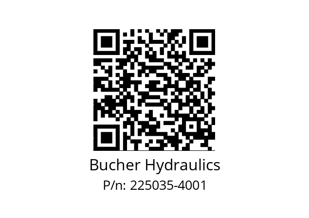   Bucher Hydraulics 225035-4001