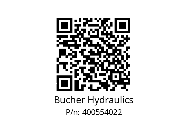   Bucher Hydraulics 400554022