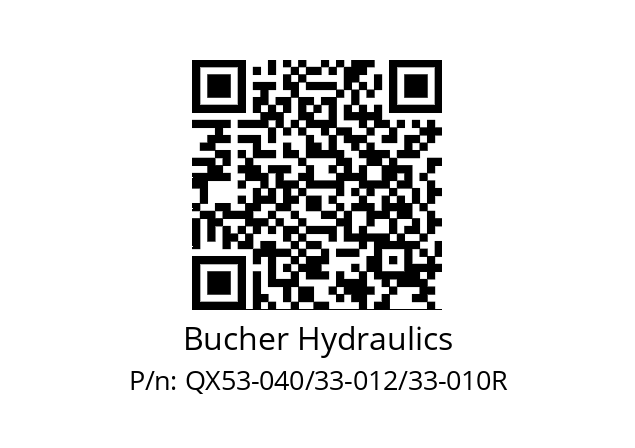   Bucher Hydraulics QX53-040/33-012/33-010R