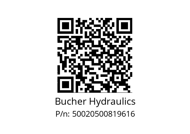   Bucher Hydraulics 50020500819616