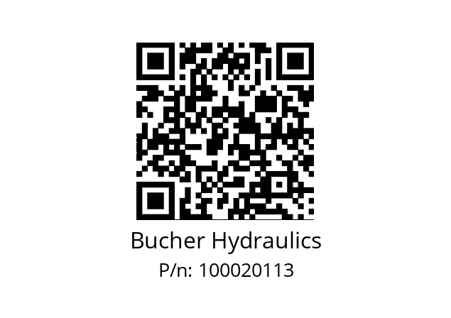   Bucher Hydraulics 100020113