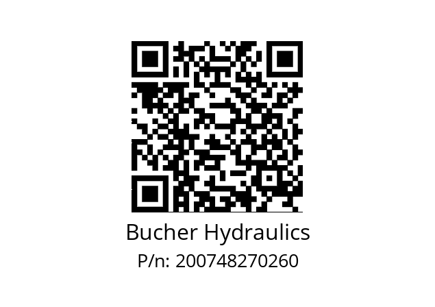   Bucher Hydraulics 200748270260