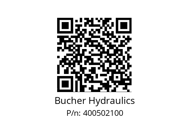   Bucher Hydraulics 400502100