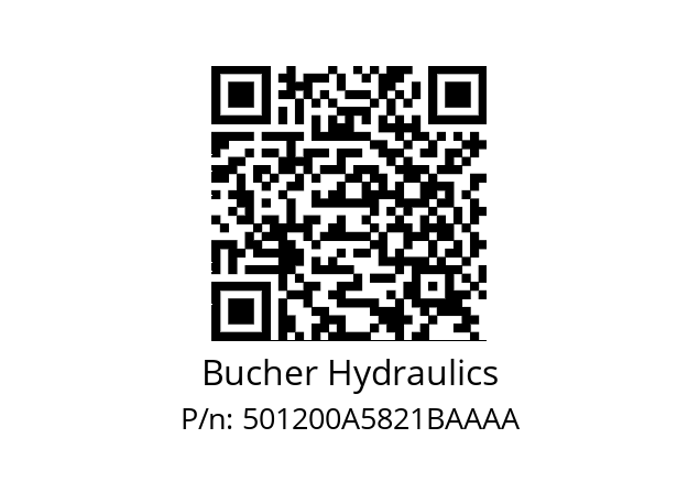   Bucher Hydraulics 501200A5821BAAAA