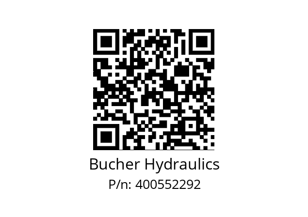   Bucher Hydraulics 400552292