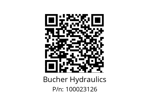   Bucher Hydraulics 100023126