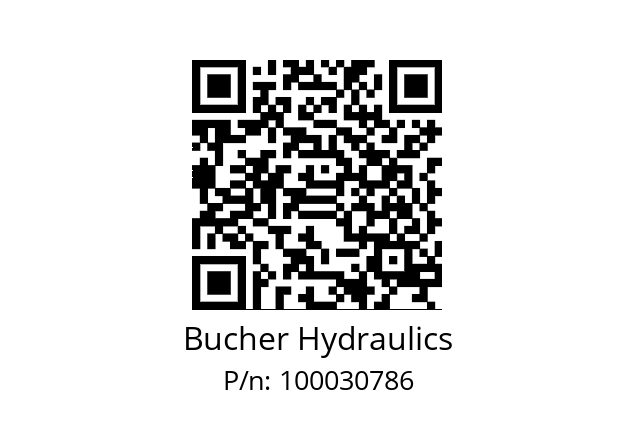   Bucher Hydraulics 100030786