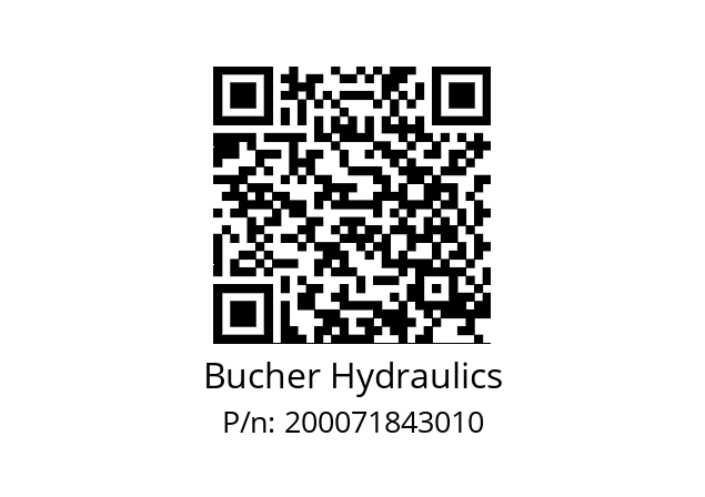   Bucher Hydraulics 200071843010