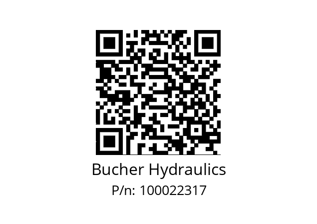   Bucher Hydraulics 100022317