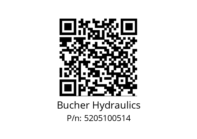   Bucher Hydraulics 5205100514