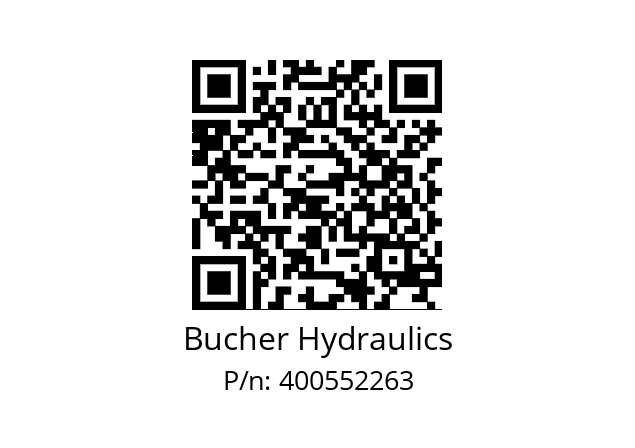   Bucher Hydraulics 400552263