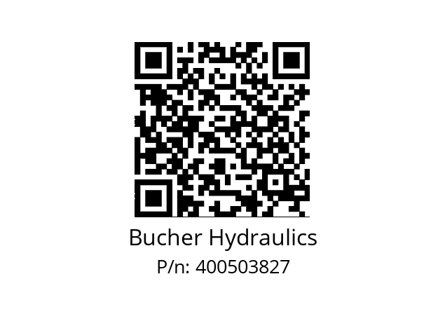   Bucher Hydraulics 400503827