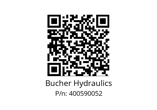   Bucher Hydraulics 400590052